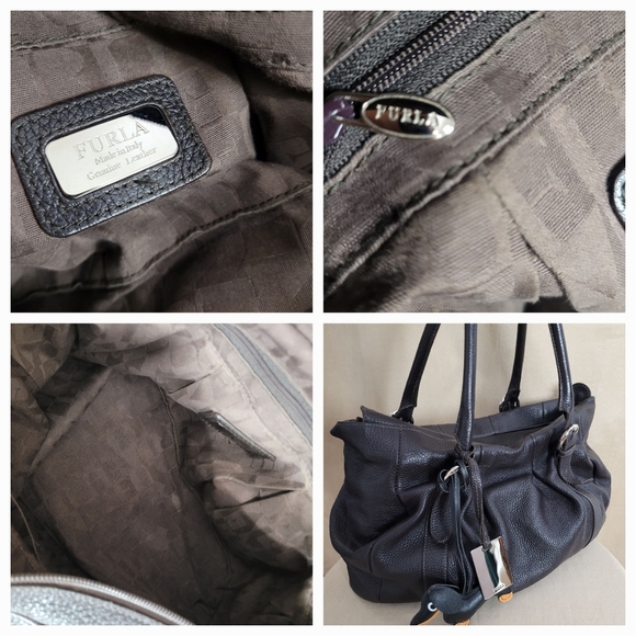 Furla Brown Leather Handbag - Picture 5 of 8